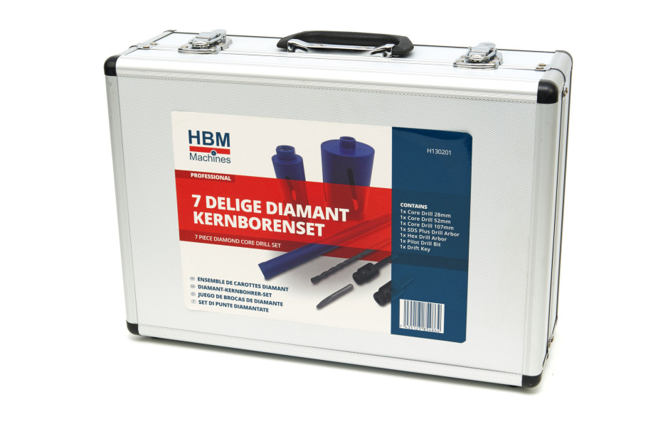 HBM 7 Delige Professionele Diamant Kernborenset HBM Machines