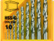 DeWalt DT5921 10 delige HSS-G Metaalboren in Cassette - DT5921-QZ