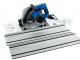 HBM 190 mm Professionele 1400 Watt Invalzaag, Liniaalzaag met 2 x 700 mm Liniaal