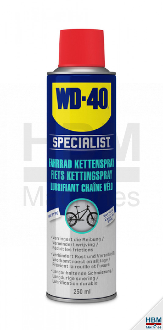 Lubrifiant chaîne vélo, Spécialist, 250ml - WD40