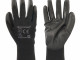 Silverline PU handschoen met zwarte handpalm M8