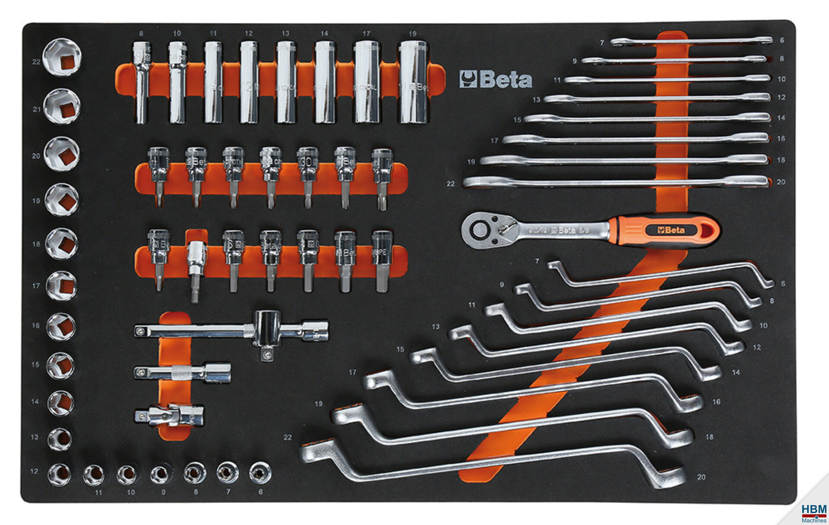 Beta 024004273 Chariot à outils, Rouge 7 Tiroirs - 103.5x97x44.5 cm