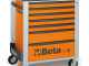 Beta 7 Schubladen Werkzeugwagen Orange 240 Stück 2400S O7/E-S