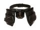 ToolPack Industriële Gereedschapsgordel, 2 Vaste Holsters, Rolbandmaat- & Hamerhouder, Zwarte Afwerking