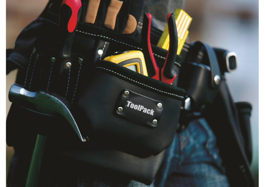 Porte-outils poche double vide en nylon, avec ceinture 