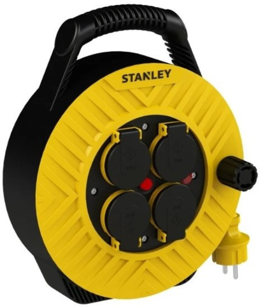 Image of Stanley kabelhaspel, stroomhaspel 15 meter H05VV - F 3 x 1.5 mm