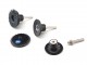 HBM Houders met Roll on opname en 6 mm. As