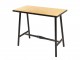 HBM 100 cm Zware Kwaliteit Opvouwbare Werkbank met Houten Blad ZWART