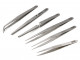 HBM 6 Delige RVS Pincet set