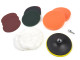 HBM 180 mm 12 Delige Polijstset en Schuurset met M14 en 6 mm Opname