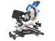 HBM Professionele Accu Radiaalzaag, Afkortzaag, Trekzaag met Laser 210 x 65 mm 18 Volt 5,0 AH