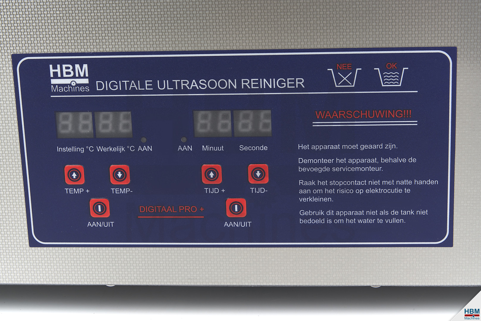 Retzmoto BRAZOLINE Nettoyeur Bac à Ultrasons 30 Litres