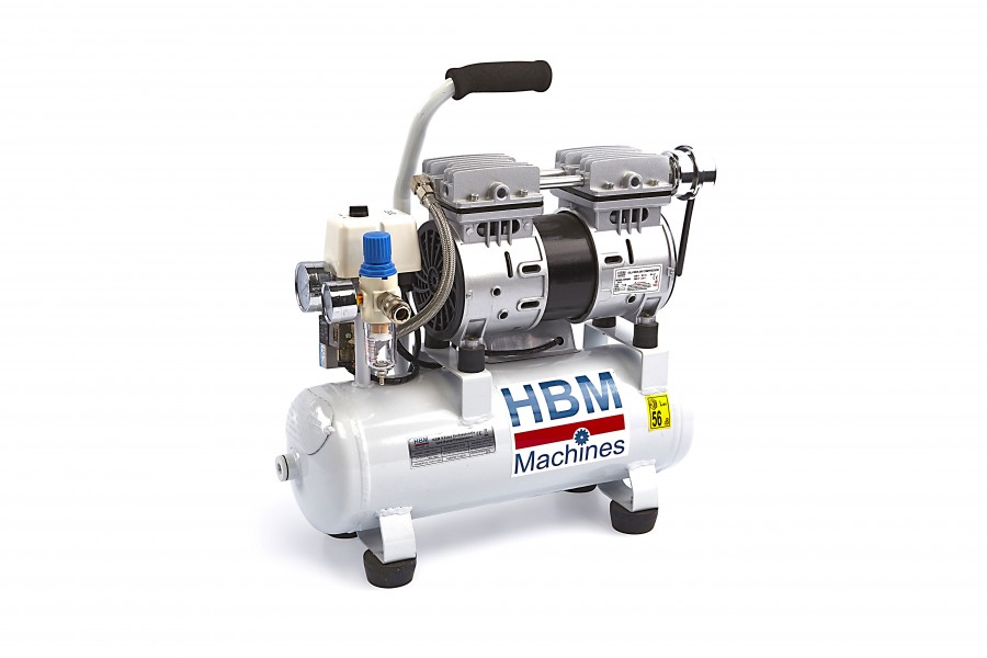 HBM 9 Liter Professionele Low Noise Compressor