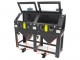 HBM SBC 880 Dubbele Straalcabine Met 2 Afzuigers