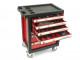 HBM 154 Delige Premium Gevulde gereedschapswagen - ROOD