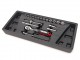 HBM 19 Delige 1/4" Doppenset Inlay voor HBM Gereedschapswagen