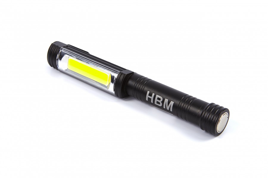 buurman uitstulping Scepticisme HBM Professionele LED Aluminium Mini Zaklamp met Magneetvoet 400 Lumen