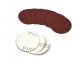 HBM 10 Delige set 50 mm. Velcro Schuurschijfjes, Schuurpads