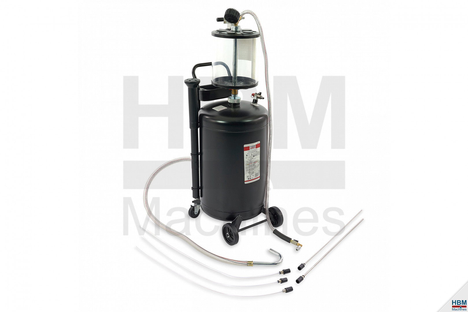 HBM 70 Liter Ölauffangsystem/Ölabsauger, Ölentferner extraniedrig 