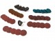 HBM 35 Delige Schuur, Polijst en Clean set met 6 mm opnamedoorn
