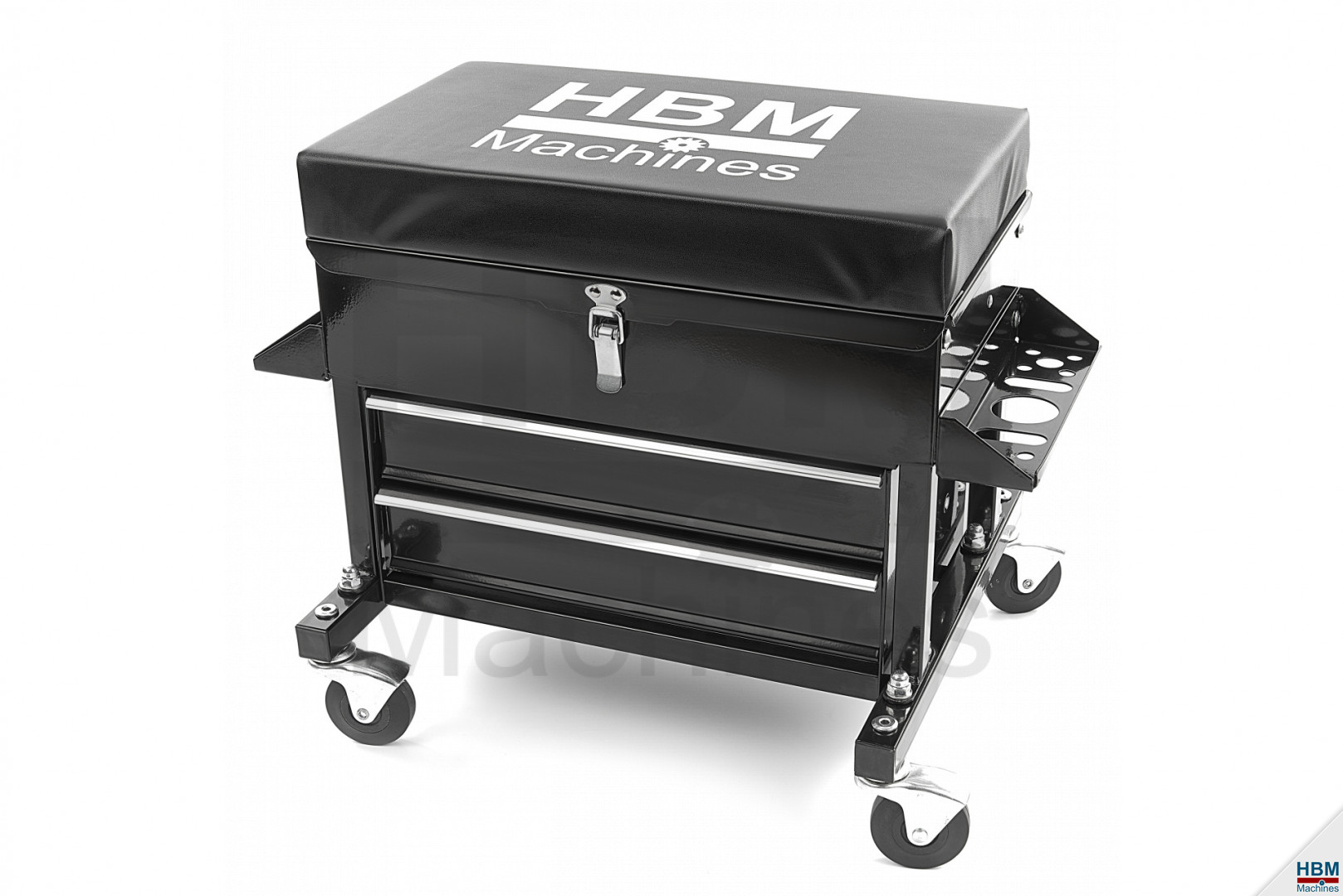 HBM Chariot mobile professionnel de luxe, tapis de garage pour