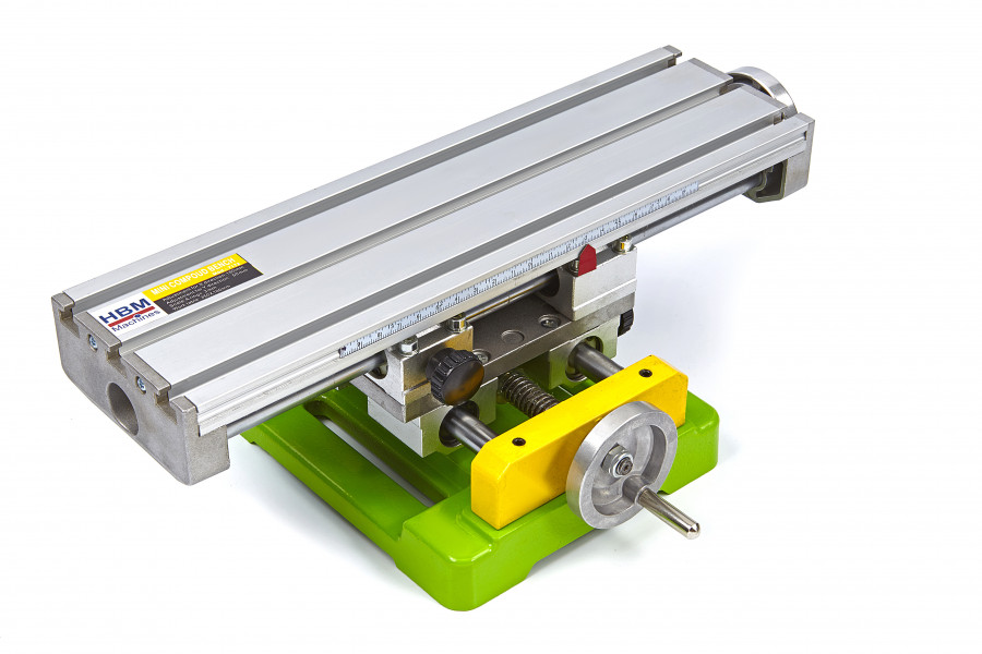 HBM Precisie Kruistafel 350 x 100 mm. Inclusief opspanset