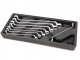 HBM 8 Delige Ringsleutelset Inlay voor HBM Gereedschapswagen