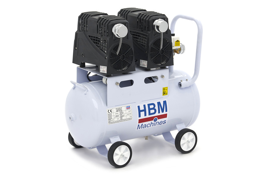HBM Low Noise Compressor - 1.5 PK 50 Liter Model 2