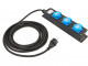 HBM Professionele IP44 Stekkerdoos Met 5 Meter Kabel 3 x 1,5 mm
