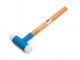 HBM 35 mm Terugslagloze Nylon Hamer met Houten Steel