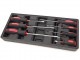 HBM 7 Delige Platte Schroevendraaierset Inlay voor HBM Gereedschapswagen