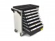 HBM 245 Delige Premium Gevulde Gereedschapswagen Met Deur en Carbon Inlays