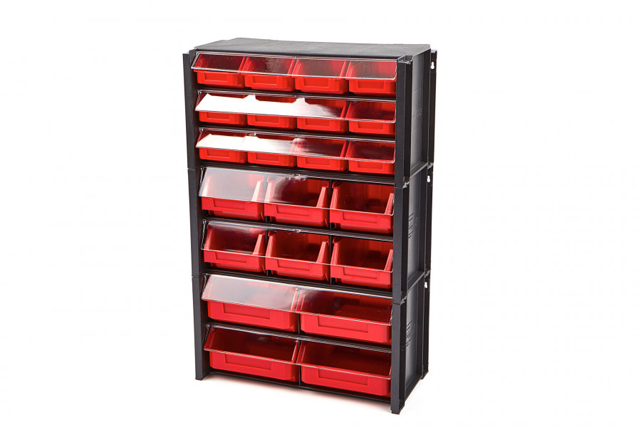 Armoire à compartiments HBM 18 tiroirs, armoire à casiers, casier