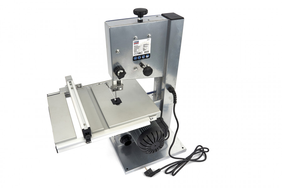filter Beschikbaar aanwijzing HBM 200 mm. Houtlintzaagmachine met Uitschuifbare en Kantelbare Zaagtafel