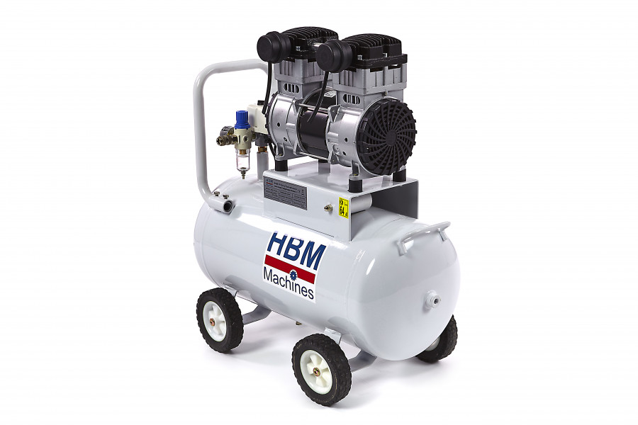 Gehakt raken Rechtzetten HBM 50 Liter Professionele Low Noise Compressor Model 1 | HBM Machines