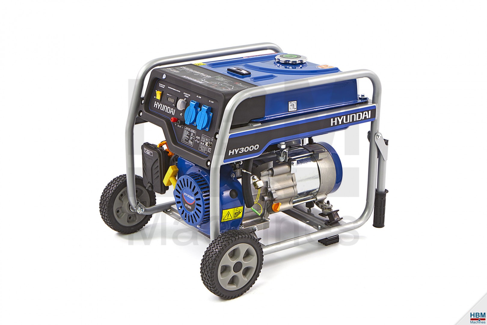 HBM 2.600W Generator mit 200cc OHV Benzinmotor, 230V/12V