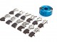 HBM 100 mm Profi Houtfreeskop met 7 sets Messen