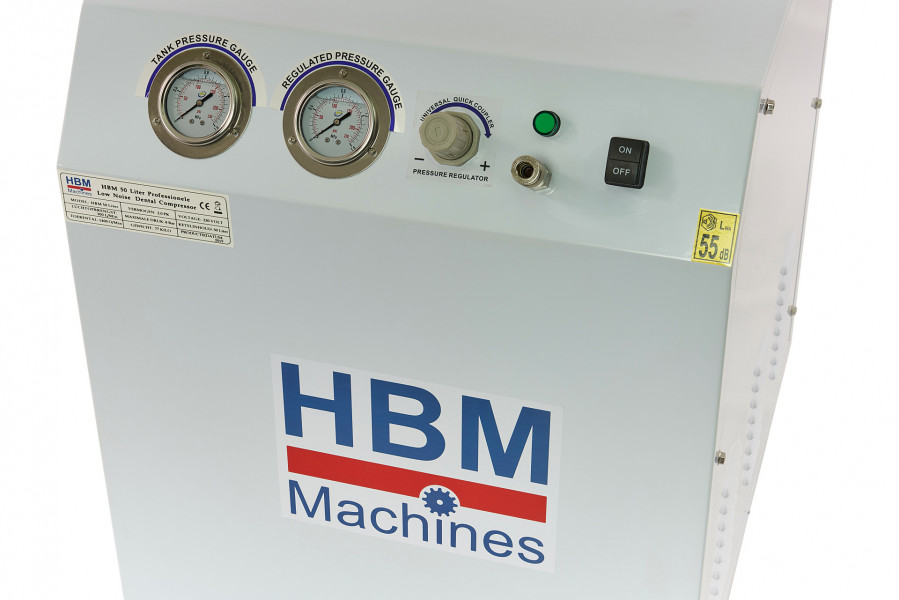 HBM Dental 1500 Watt Liter Professionele Low Noise Compressor