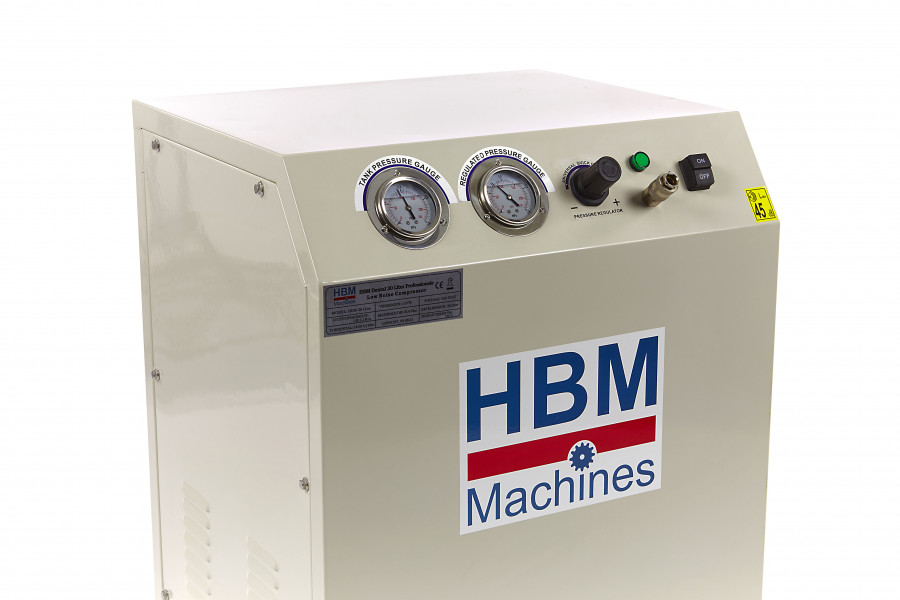 Ananiver zoete smaak artikel HBM Dental 30 Liter Professionele Low Noise Compressor | HBM Machines