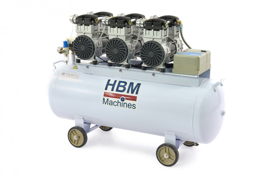 oorsprong Raadplegen Ja HBM 6 PK - 150 Liter Professionele Low Noise Compressor | HBM Machines