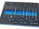 HBM 18 Delige T-Grepen INCH Maten Carbon Foam inlay voor Gereedschapswagen