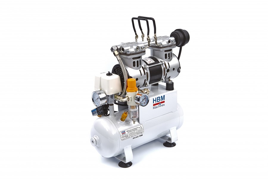 HBM 6 Liter Professionele Low Noise Compressor