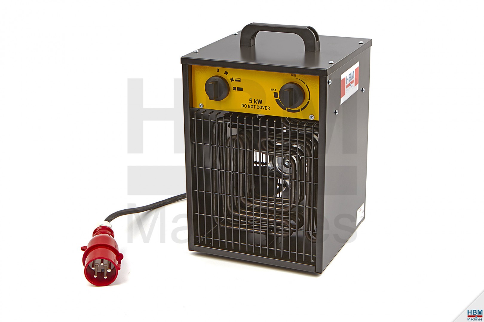 Chauffage de chantier électrique - thermostat jusqu'à 40 °C - 5000 W