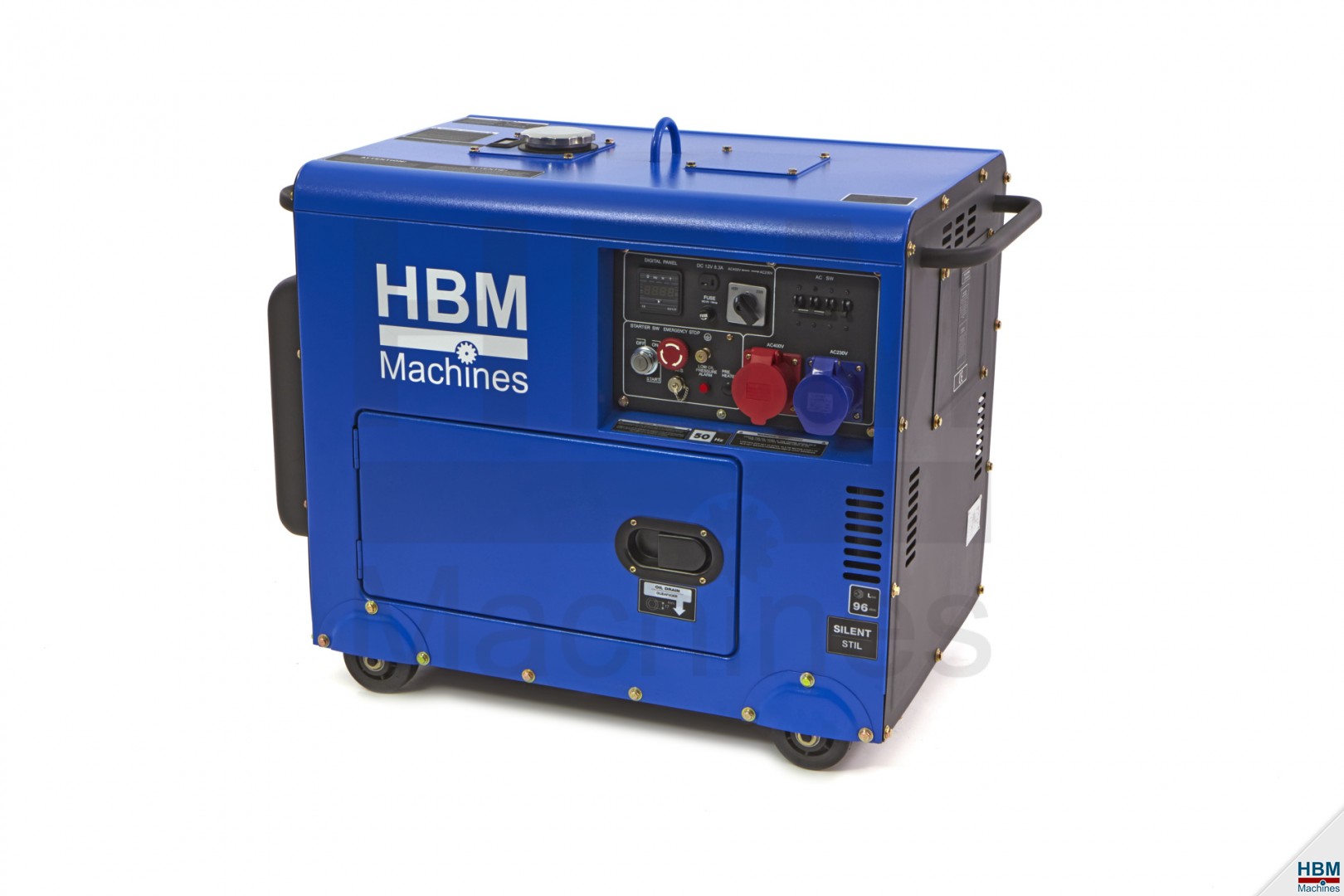 HBM Standby Generator met cc dieselmotor, 400V/230V/12V