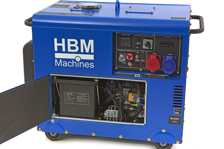 HBM Standby Generator met cc dieselmotor, 400V/230V/12V