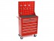 HBM 7 Laden Gereedschapswagen met Gereedschapswand en 8 Haken – Rood