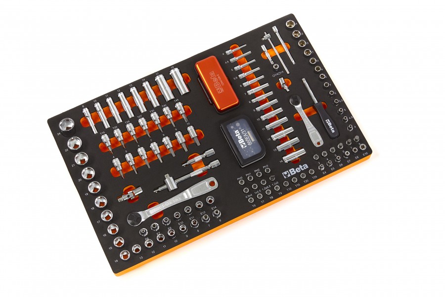 Beta ME80 1/4 - 3/8 Doppenset Inlay Foam