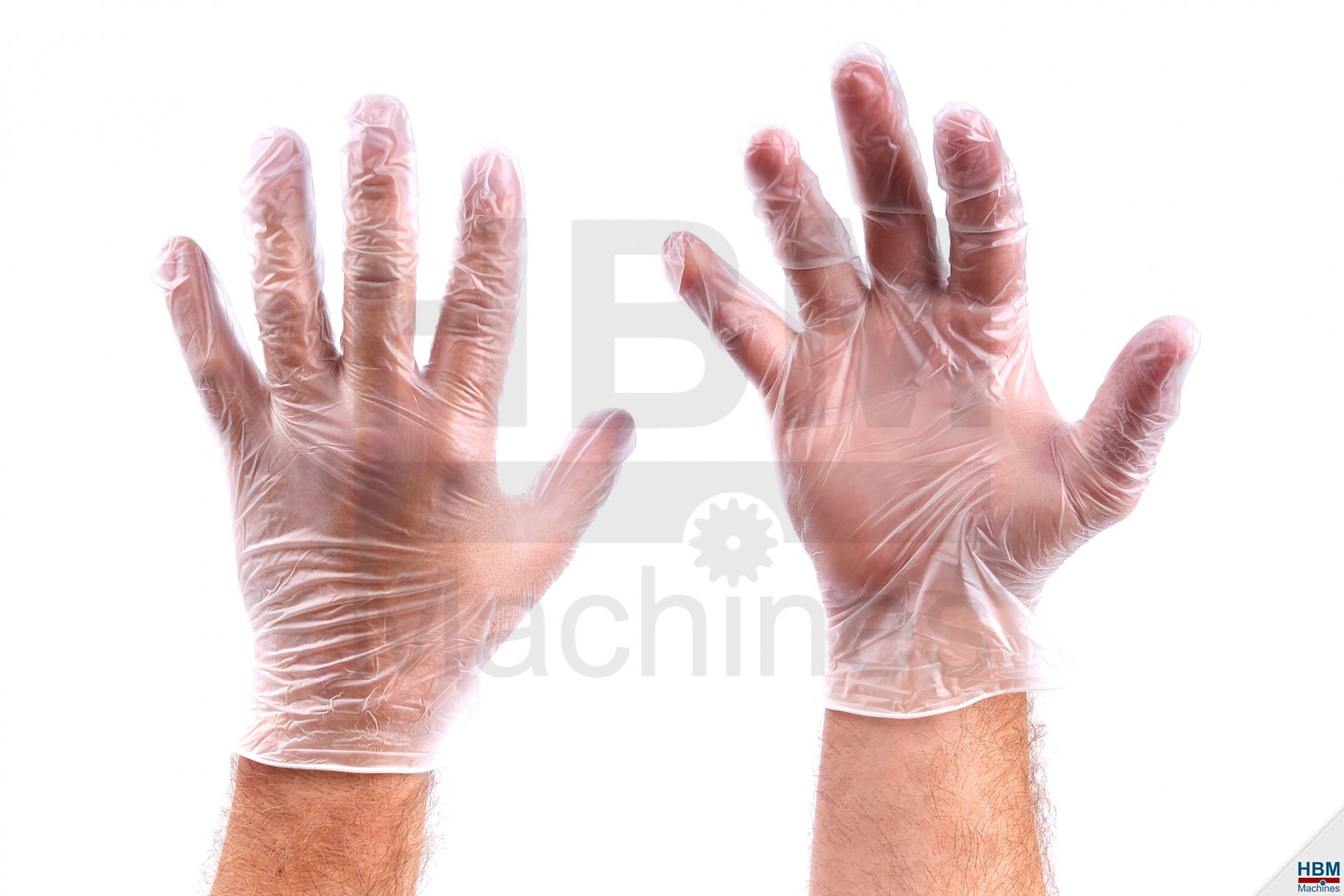 Paradox hier Terug kijken HBM 50 Paar Vinyl Handschoenen Transparant | HBM Machines