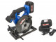 HBM Professionele 18 Volt 4,0AH Koolborstelloze Accu Cirkelzaag 165 mm. Met 2 Li-Ion Accu's
