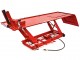 HBM 300 Motorheftafel Hydraulisch en Pneumatisch Met Luxe voorwielklem - Rood